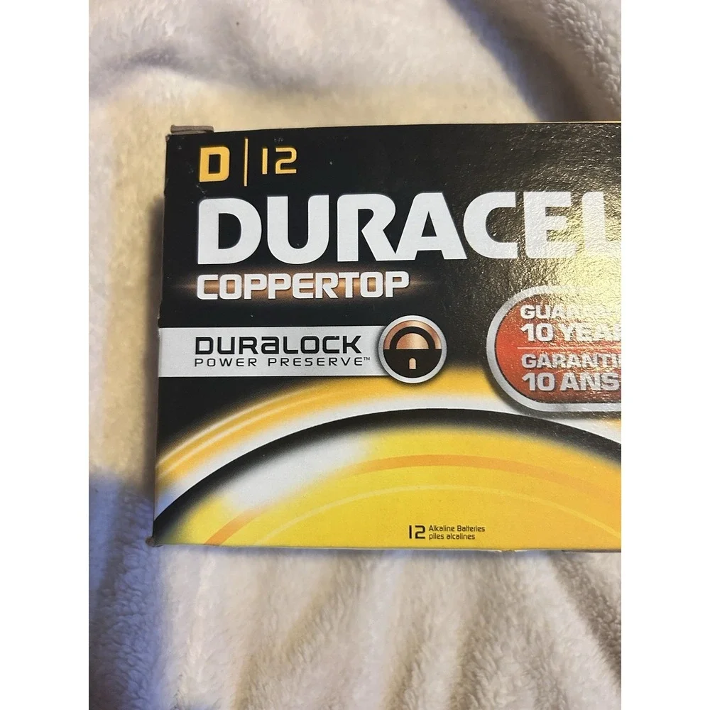 SIX BOXES! Duracell CopperTop Alkaline D Batteries (12 In Box) 2023 EXPIRED!